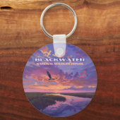 Blackwater National Wildlife Refugium Park Marylan Schlüsselanhänger (Rückseite)