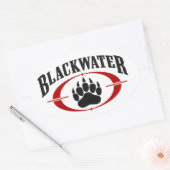 Blackwater Ovaler Aufkleber (Umschlag)
