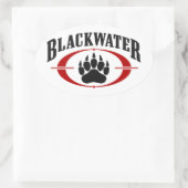Blackwater Ovaler Aufkleber (Tasche)