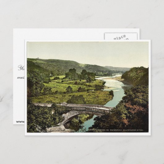 Blackwater River. Lismore. Co. Waterford, Irland Postkarte (Vorne/Hinten)
