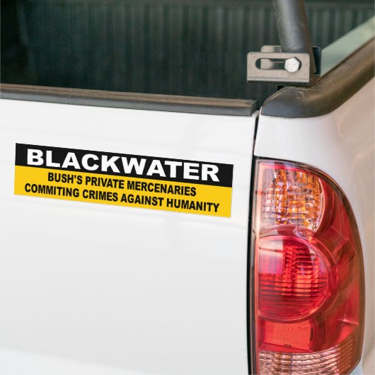 Blackwatersöldner Autoaufkleber (Auf Lkw)