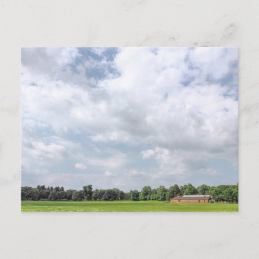 Blackweir Felder, Bute Park, Cardiff, Wales. Postkarte (Vorderseite)