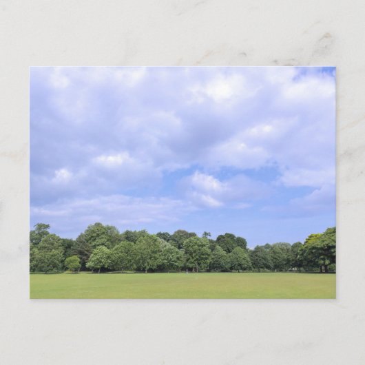 Blackweir Fields. Bute Park, Cardiff, Wales. Postkarte (Vorderseite)