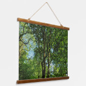 Blackweir Woods, Bute Park, Cardiff Wales Wandteppich Mit Holzrahmen (Gewinkelt)