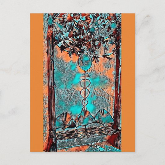 Blackwell Bench Art Postkarte (Vorderseite)