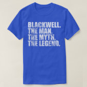 Blackwell Familienname Blackwell Nachname Name T-Shirt (Design vorne)