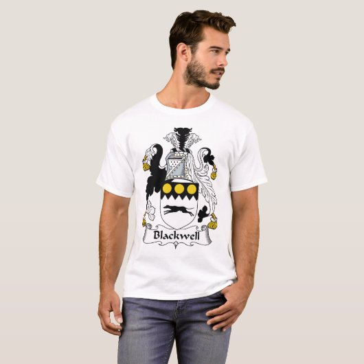 Blackwell Familienwappen T-Shirt (Vorne ganz)