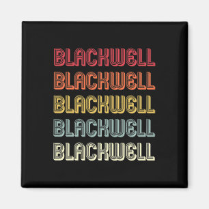 Blackwell-Geschenk Nachname Lustig Retro Vintage G Magnet