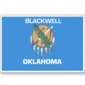 Blackwell Oklahoma Aufkleber (Vorderseite)