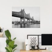 Blackwell's Island Bridge Poster (Heimbüro)