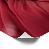 BlackWhiteRed glossy poster (Ecke)