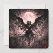 Blackwing Moon - AI Fantasy Digital Art Print (Vorderseite)