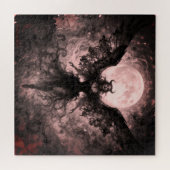 Blackwing Moon - AI Fantasy Digital Art Print Puzzle (Horizontal)