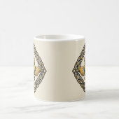 Blackwork Claddagh Kaffeetasse (Mittel)