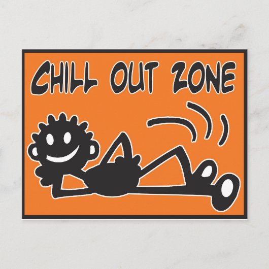 Blacky Chill Out Postkarte (Vorderseite)