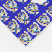 Bladde Cancer Awareness Ribbon Soft Chemo Blankets Fleecedecke (Ecke)