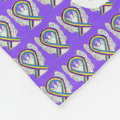 Bladde Cancer Awareness Ribbon Soft Chemo Blankets Fleecedecke (Ecke)