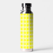 Bladder Cancer Awareness Plaid Water Bottle Trinkflasche (Rechts)