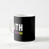Bladder Cancer Warrior Faith God Bladder Cancer Aw Kaffeetasse (Vorderseite Links)