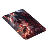 Blade der Kitsune | Japanischer Fox Samurai Magnet (Rechte Seite)