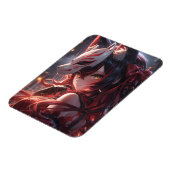 Blade der Kitsune | Japanischer Fox Samurai Magnet (Linke Seite)