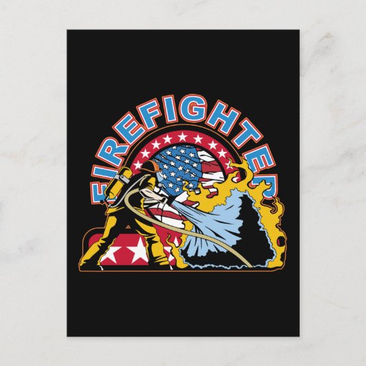 Blade-Feuerwehrmann Postkarte (Vorderseite)