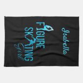 Blade Handtuch Abbildung Skaten blaues Eis Türkis (Horizontal)