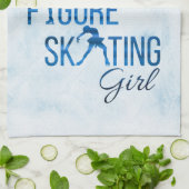 Blade Handtuch Abbildung Skaten Mädchen blauen Sch (Gefaltet)