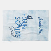 Blade Handtuch Abbildung Skaten Mädchen blauen Sch (Horizontal)