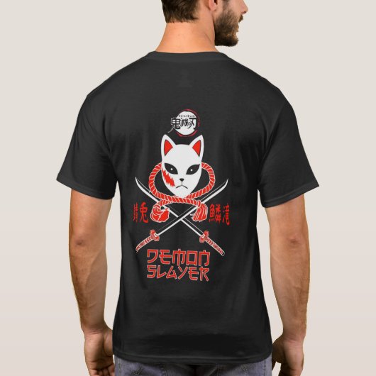 Blade of the Demon Hunter Tee – Dark Fantasy Style (Rückseite)