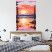 Blade Ruhe Sonnenuntergang Leinwanddruck (Insitu (Schlafzimmer))