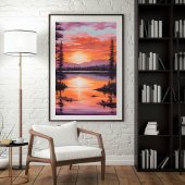 Blade Ruhe Sonnenuntergang Poster