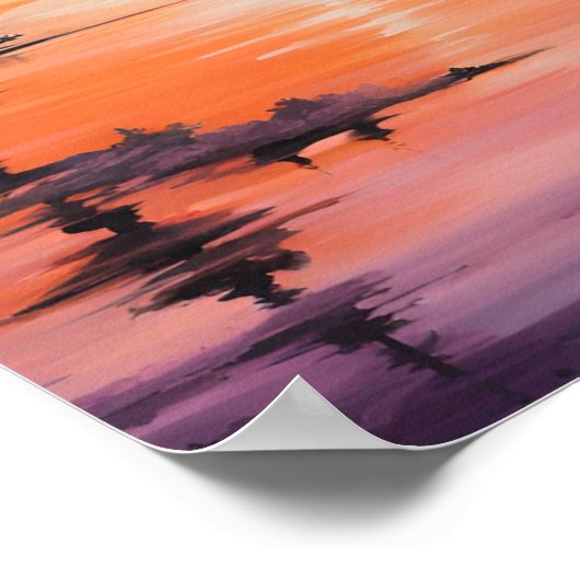 Blade Ruhe Sonnenuntergang Poster (Ecke)