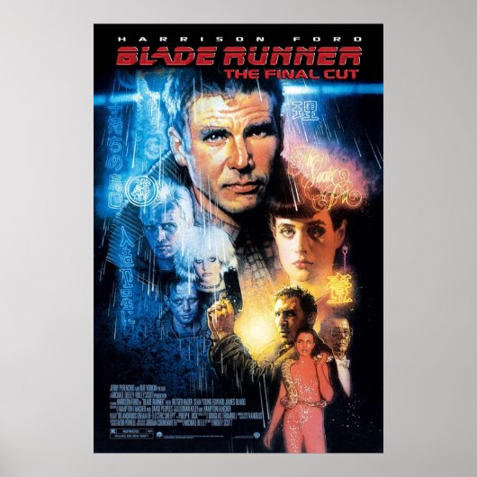 BladeRunner-Schlussschneidung Poster (Vorne)
