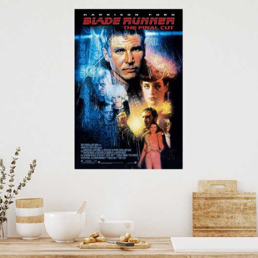 BladeRunner-Schlussschneidung Poster (Küche)