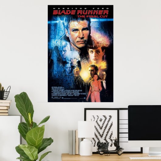 BladeRunner-Schlussschneidung Poster (Heimbüro)