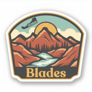Blades, Delaware Aufkleber