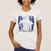 Blades-Retro-Grundschule T-Shirt (Vorderseite)
