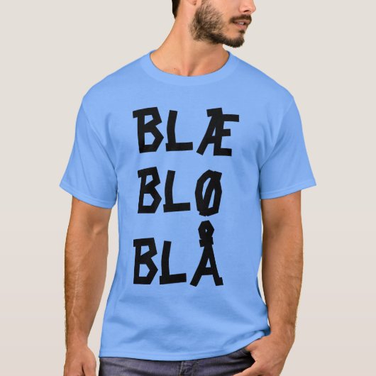 BlæBlø Blå T-Shirt (Vorderseite)