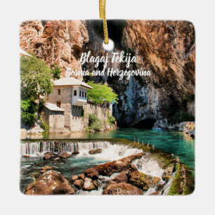 Blagaj Tekija Dervish Bosnien Herzegovina stilisie Keramikornament