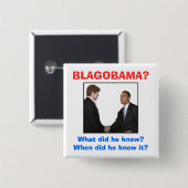 BLAGOBAMA? BUTTON (Vorne & Hinten)