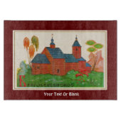 Blagoveshchenskoye Wood Russian Church Schneidebrett (Vorderseite)