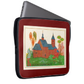 Blagoveshchenskoye Wood Russische Kirche Laptopschutzhülle (Vorne Rechts)