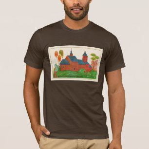 Blagoveshchenskoye Wood Russische Kirche T-Shirt