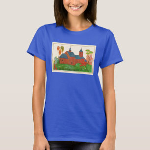 Blagoveshchenskoye Wood Russische Kirche T-Shirt