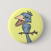 Blah Blah Bird Button (Vorderseite)