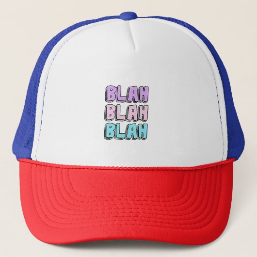 BLAH BLAH BLAH DESIGN TRUCKERKAPPE (Vorderseite)
