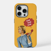 Blah Blah Blah iPhone Hülle (Rückseite)