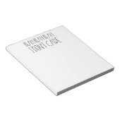 Blah blah blah, mir ist sarkastisch egal notizblock (angewinkelt)