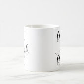 Blah Blah Blah! Moderne Script Typografy Tasse (Mittel)